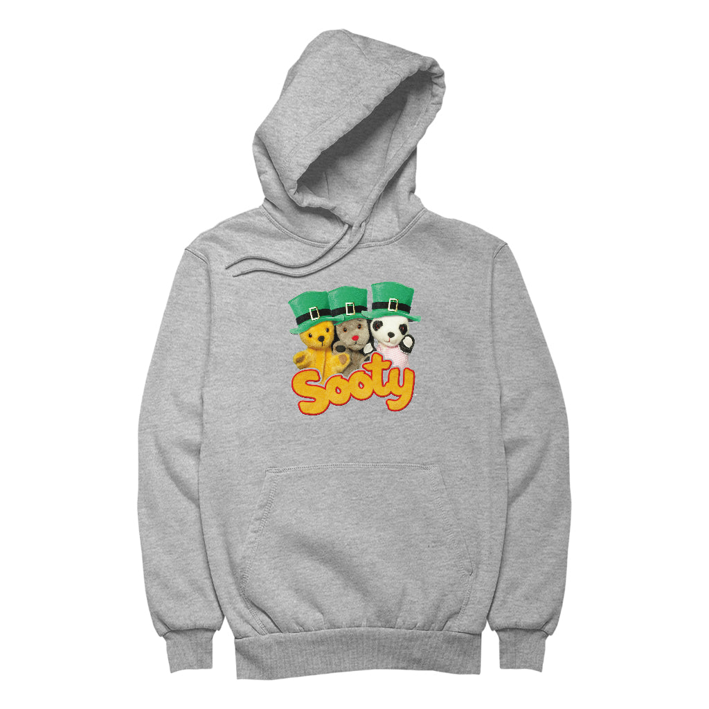 Sooty Sweep And Soo Green Hats St. Patrick's Day Women's Hooded Sweatshirt-Sooty's Shop