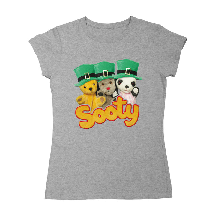 Sooty Sweep And Soo Green Hats St. Patrick's Day Women's T-Shirt-Sooty's Shop