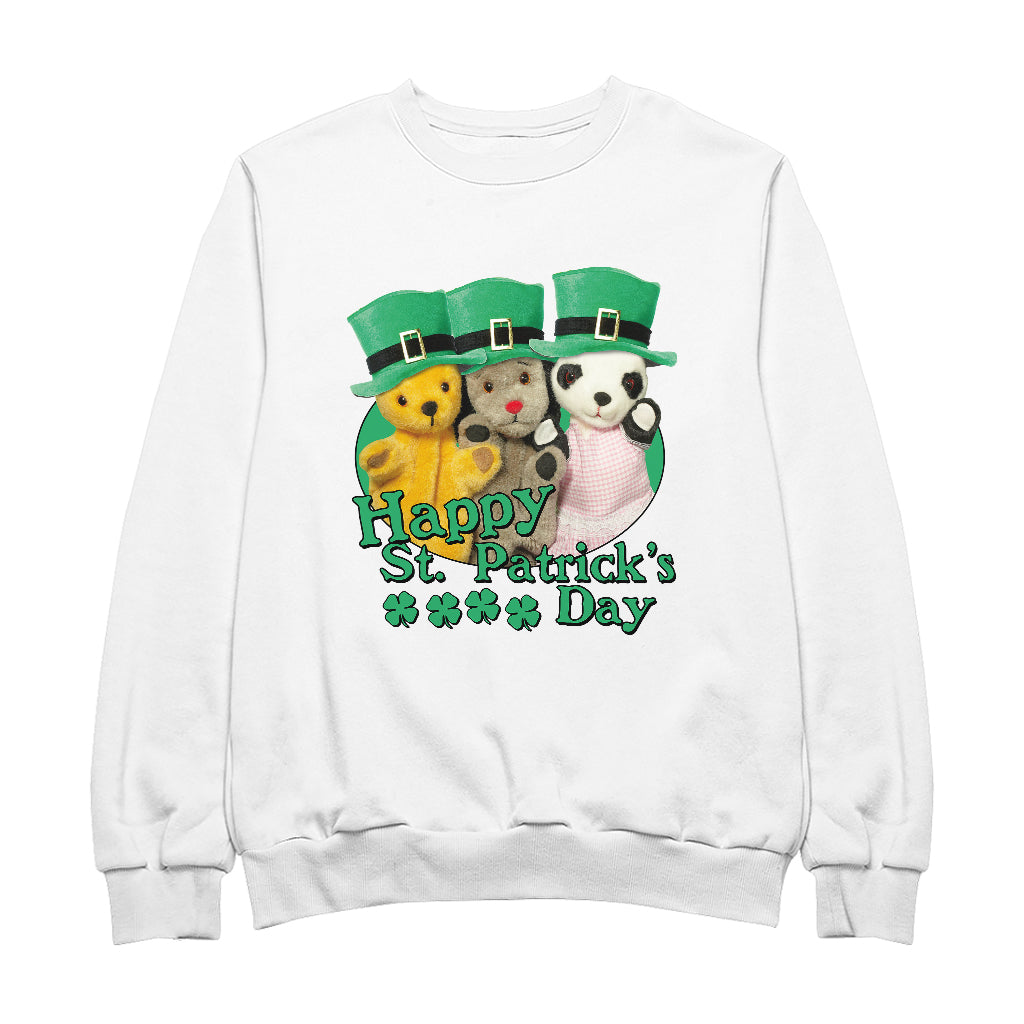 Sooty Sweep And Soo Happy St. Patrick's Day Men's Sweatshirt-Sooty's Shop