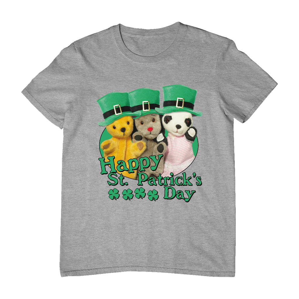Sooty Sweep And Soo Happy St. Patrick's Day Men's T-Shirt-Sooty's Shop