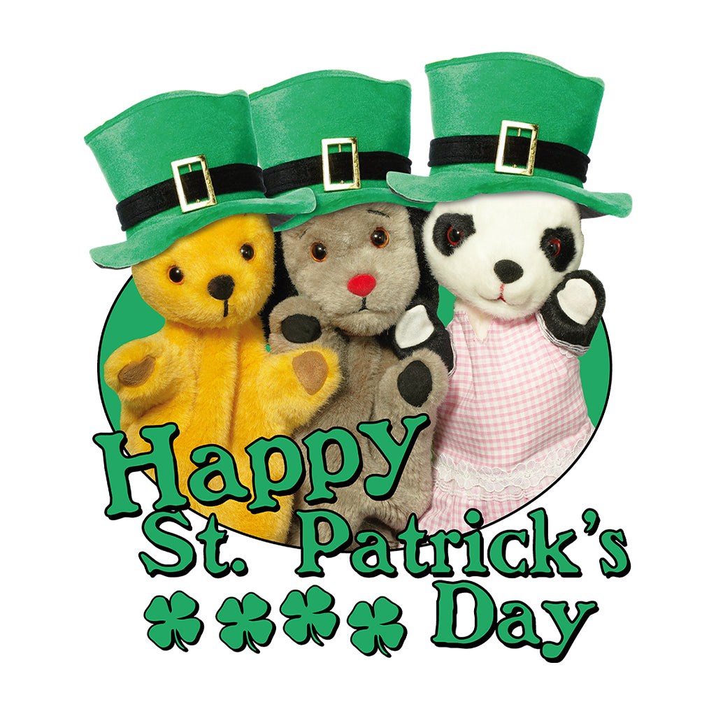 Sooty Sweep And Soo Happy St. Patrick's Day Men's Sweatshirt-Sooty's Shop