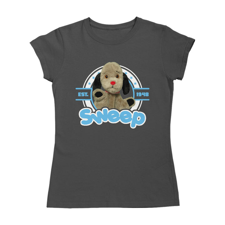 Sooty Sweep Star Sports Badge Women's T-Shirt-Sooty's Shop