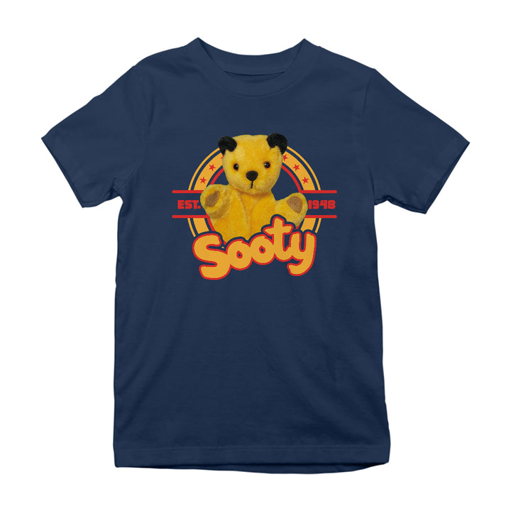 Sooty Star Sports Badge Kids T-Shirt-Sooty's Shop
