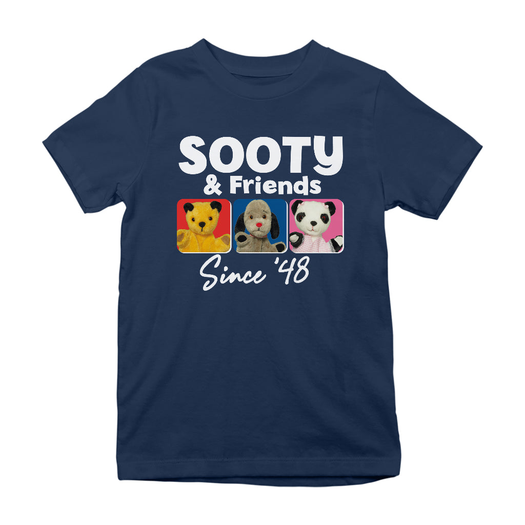 Sooty And Friends Since 48 Kids T-Shirt-Sooty's Shop