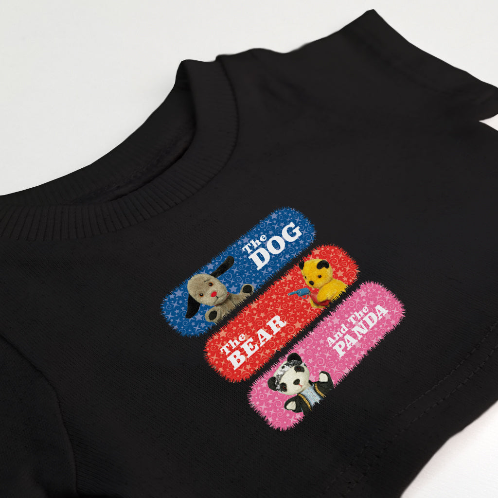 Sooty Sweep And Soo The Dog The Bear And The Panda Mini Tee-Sooty's Shop