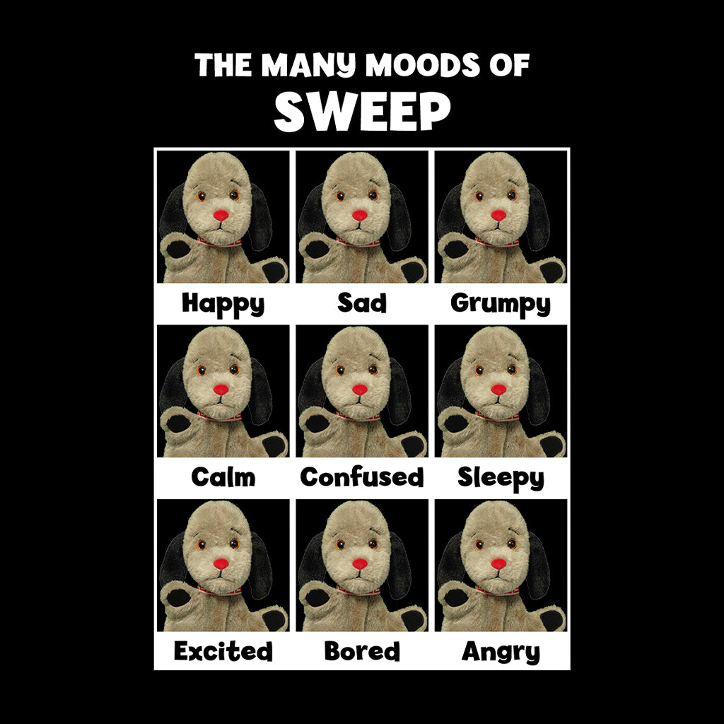 Sooty The Many Moods Of Sweep Men's T-Shirt-Sooty's Shop
