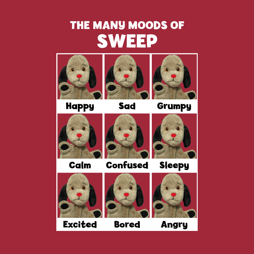 Sooty The Many Moods Of Sweep Mini Hoodie-Sooty's Shop