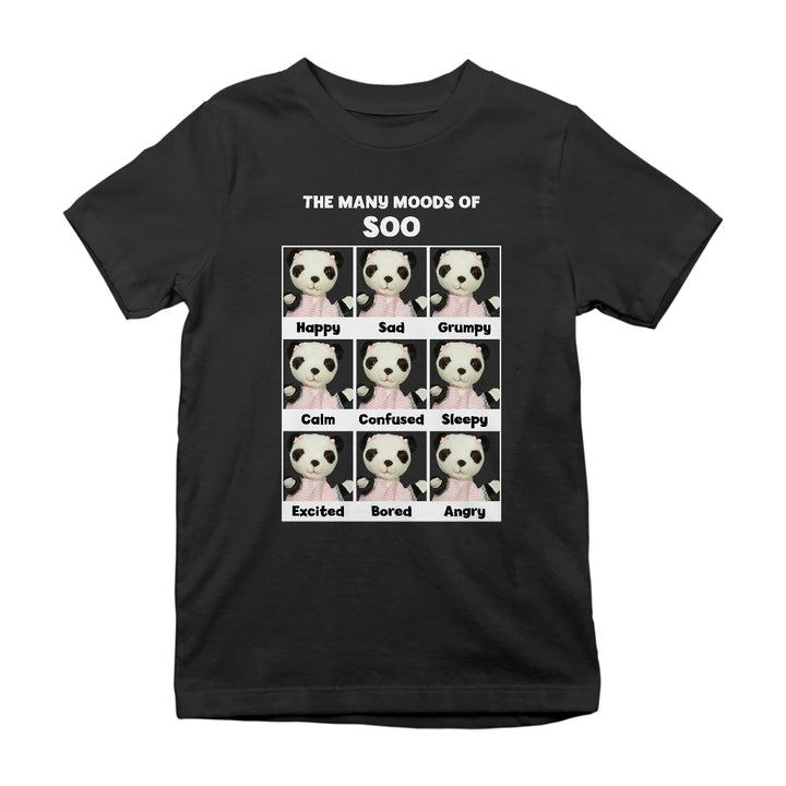 Sooty The Many Moods Of Soo Kids T-Shirt-Sooty's Shop