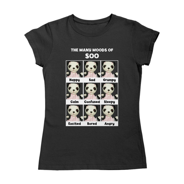Sooty The Many Moods Of Soo Women's T-Shirt-Sooty's Shop