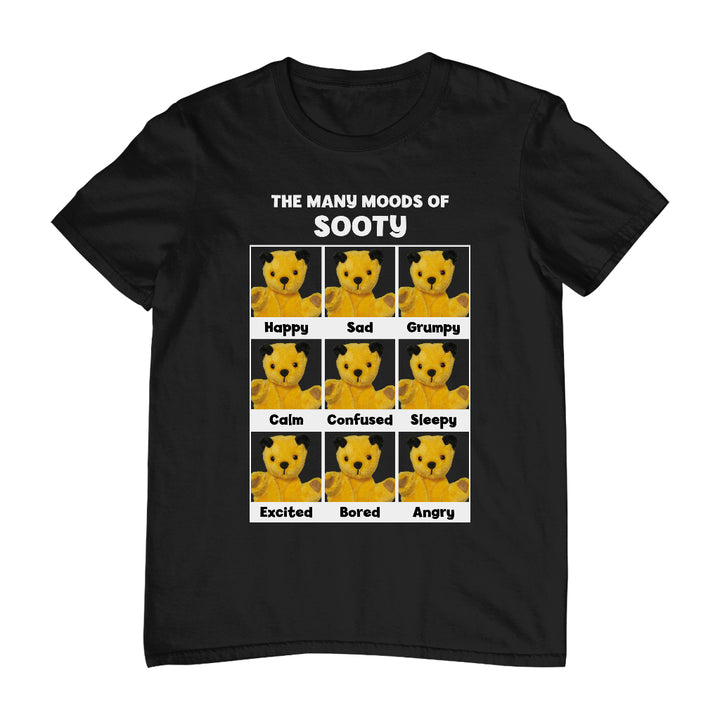 The Many Moods Of Sooty Men's T-Shirt-Sooty's Shop