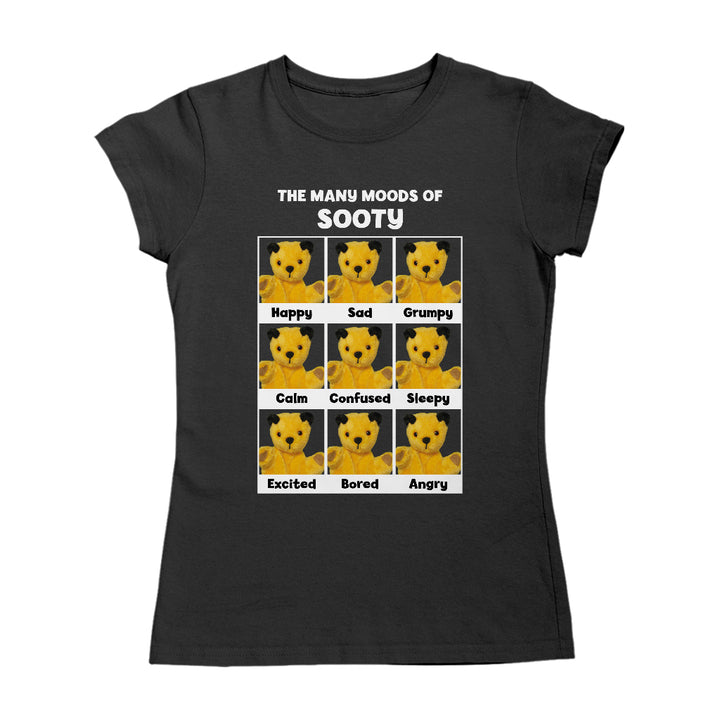 The Many Moods Of Sooty Women's T-Shirt-Sooty's Shop