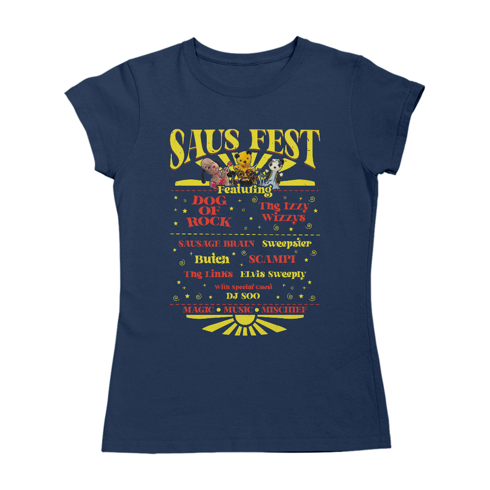 Sooty Saus Fest Music Festival Women's T-Shirt-Sooty's Shop
