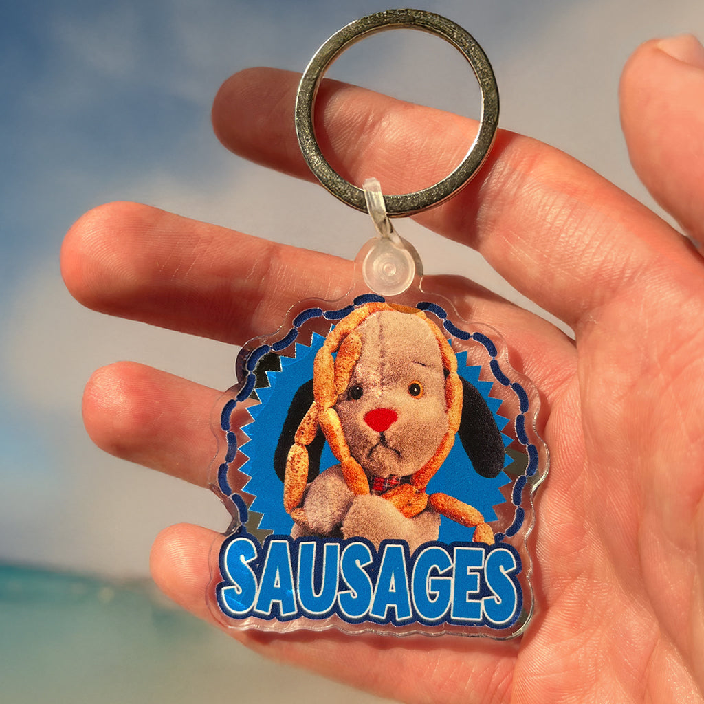 Sweep Sausages Keyring-Sooty's Shop