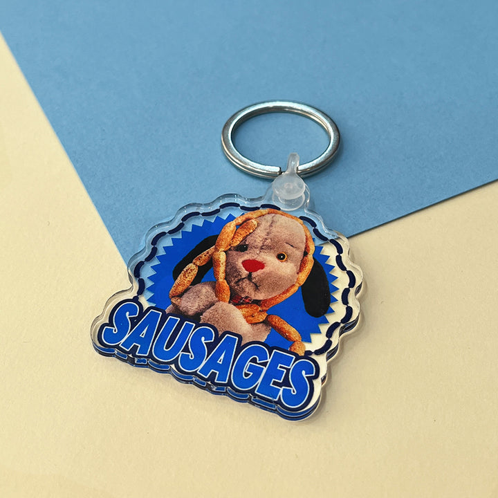 Sweep Sausages Keyring-Sooty's Shop