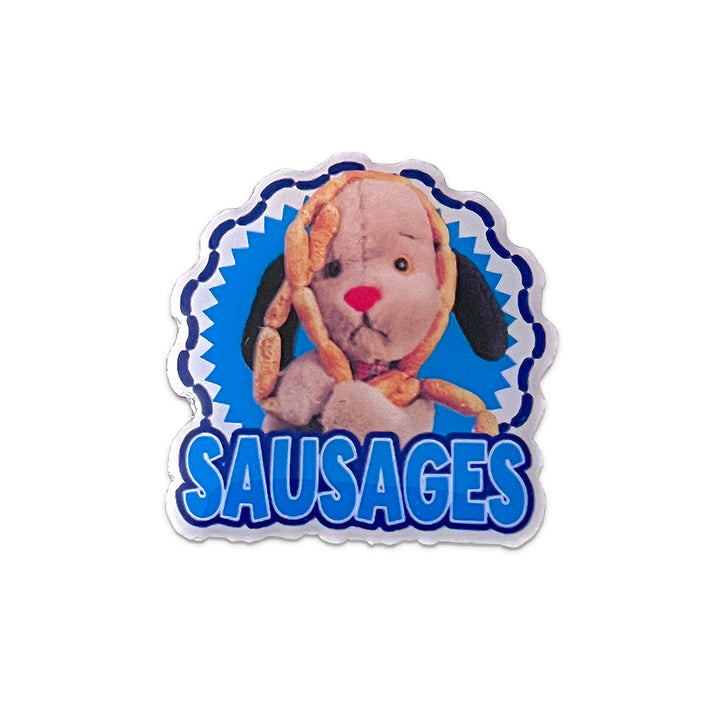 Sweep Sausages Pin Badge-Sooty's Shop