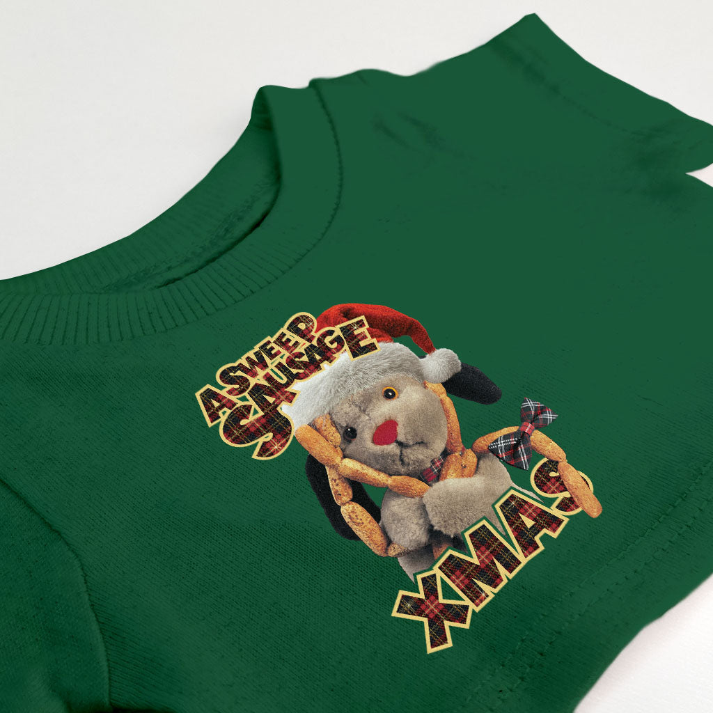 Sooty A Sweep Sausage Xmas Mini Tee-Sooty's Shop