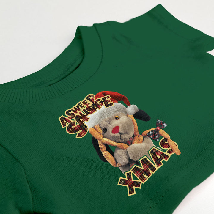 Sooty A Sweep Sausage Xmas Mini Tee-Sooty's Shop
