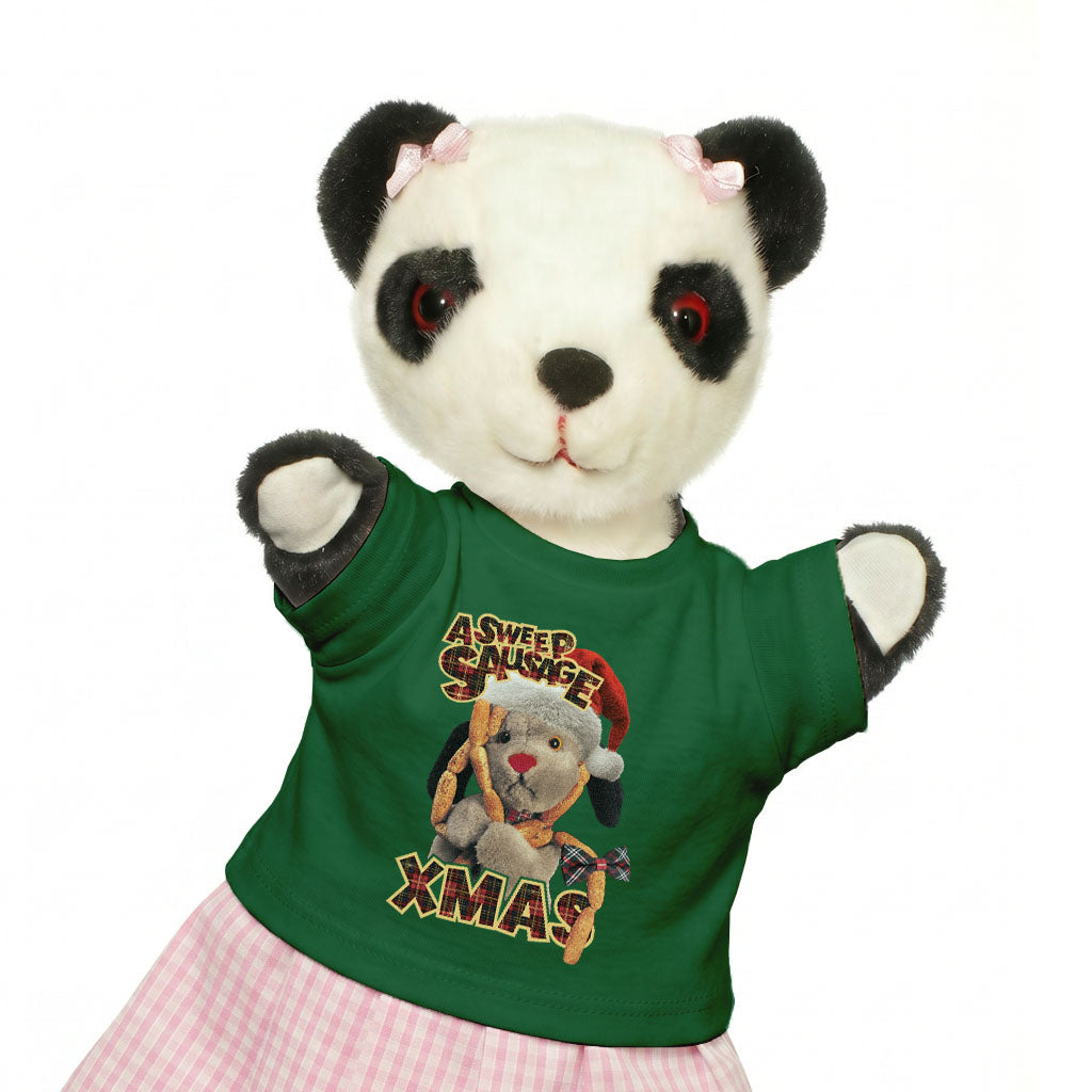Sooty A Sweep Sausage Xmas Mini Tee-Sooty's Shop