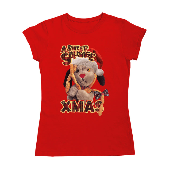 A Sweep Sausage Xmas Christmas Women's T-Shirt-Sooty's Shop