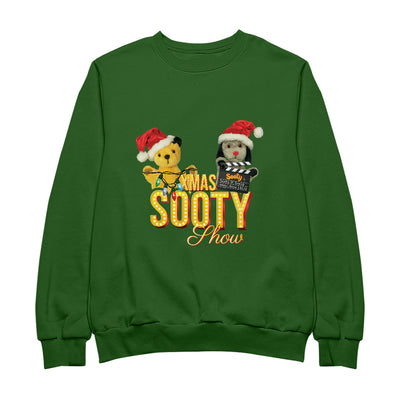 Sooty And Sweep Xmas Show Christmas Lights Men's Sweatshirt-Sooty's Shop