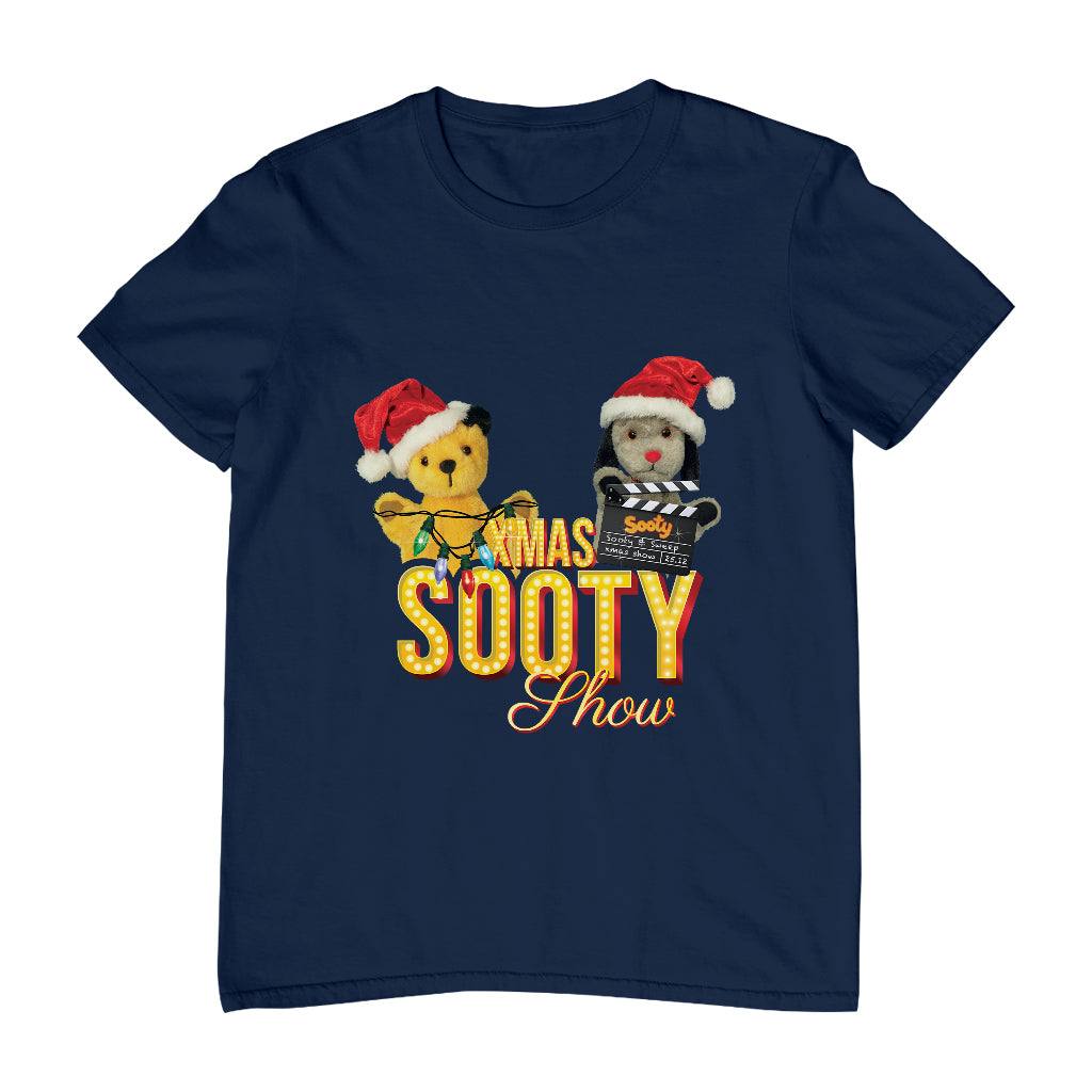 Sooty And Sweep Xmas Show Christmas Lights Men's T-Shirt-Sooty's Shop