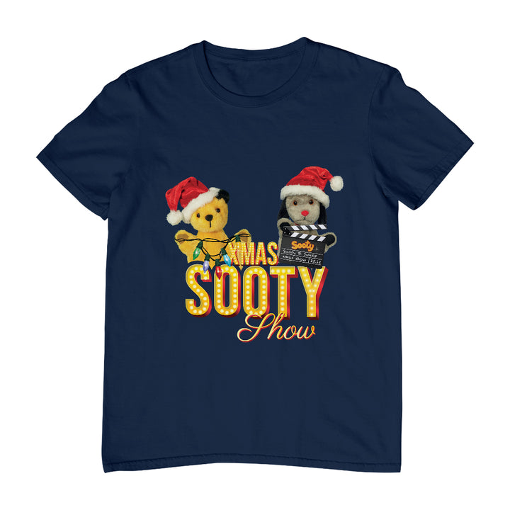Sooty And Sweep Xmas Show Christmas Lights Men's T-Shirt-Sooty's Shop