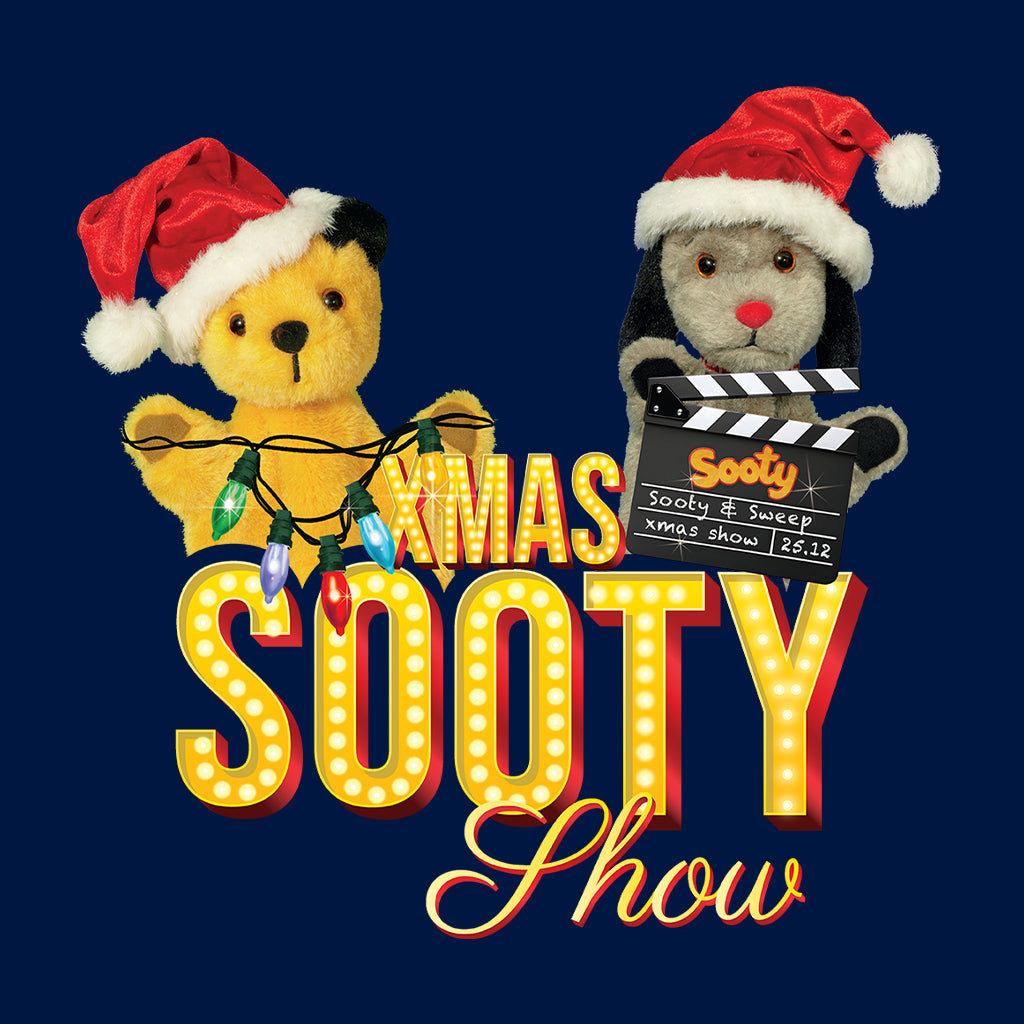 Sooty And Sweep Xmas Show Christmas Lights Women's T-Shirt-Sooty's Shop