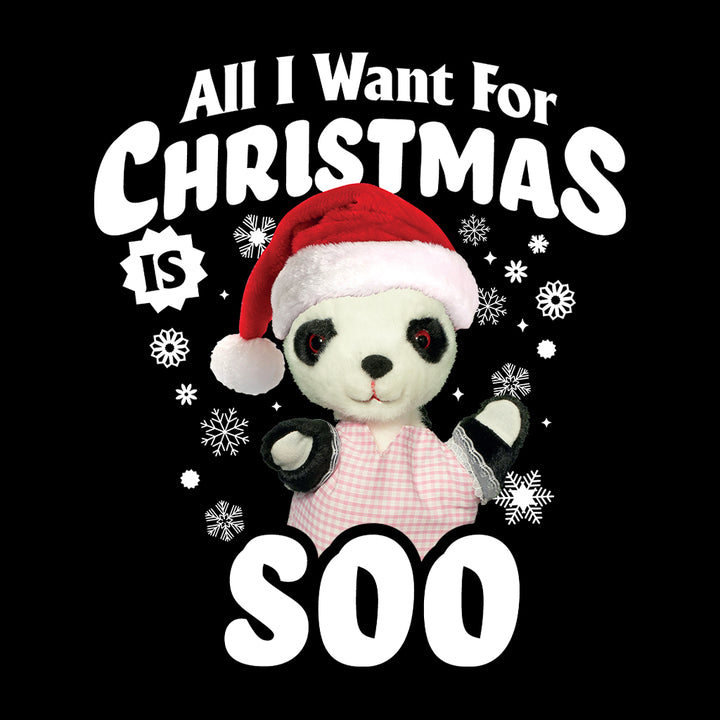 All I Want For Christmas Is Soo Men's T-Shirt-Sooty's Shop