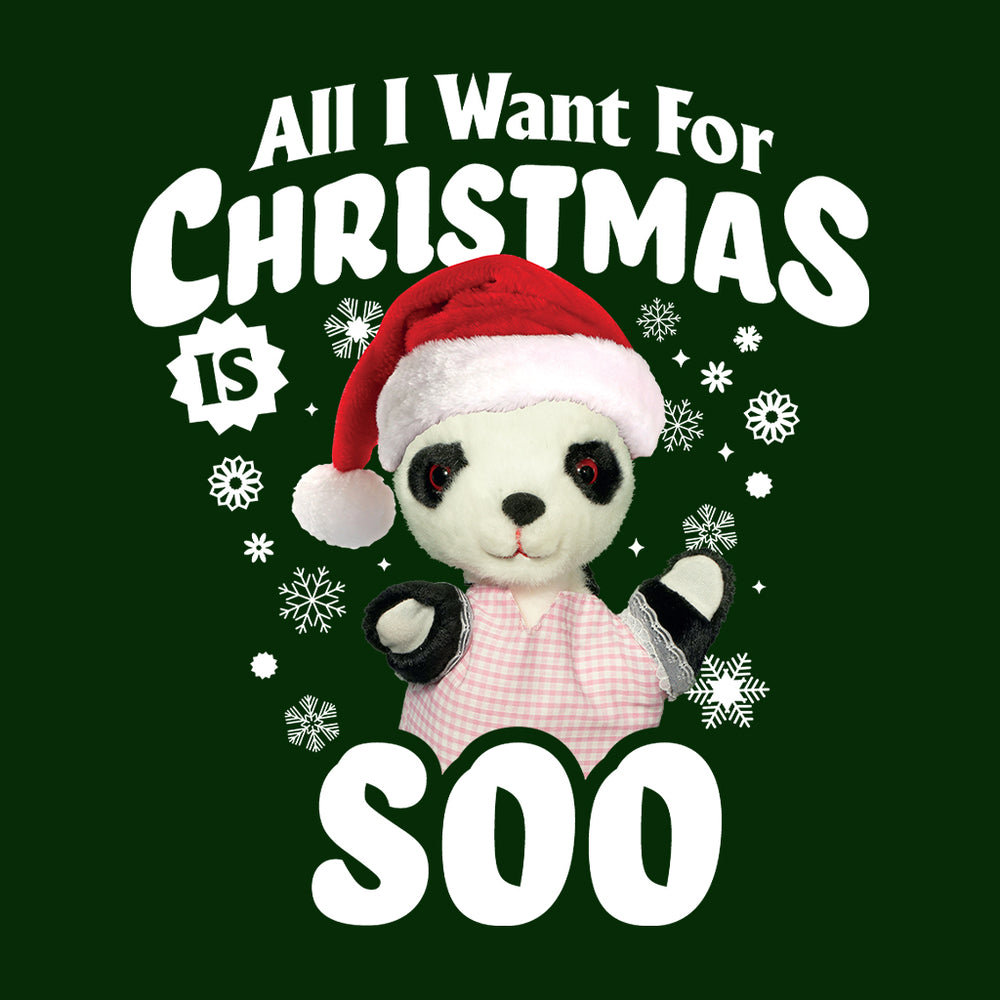 All I Want For Christmas Is Soo Kids Sweatshirt-Sooty's Shop