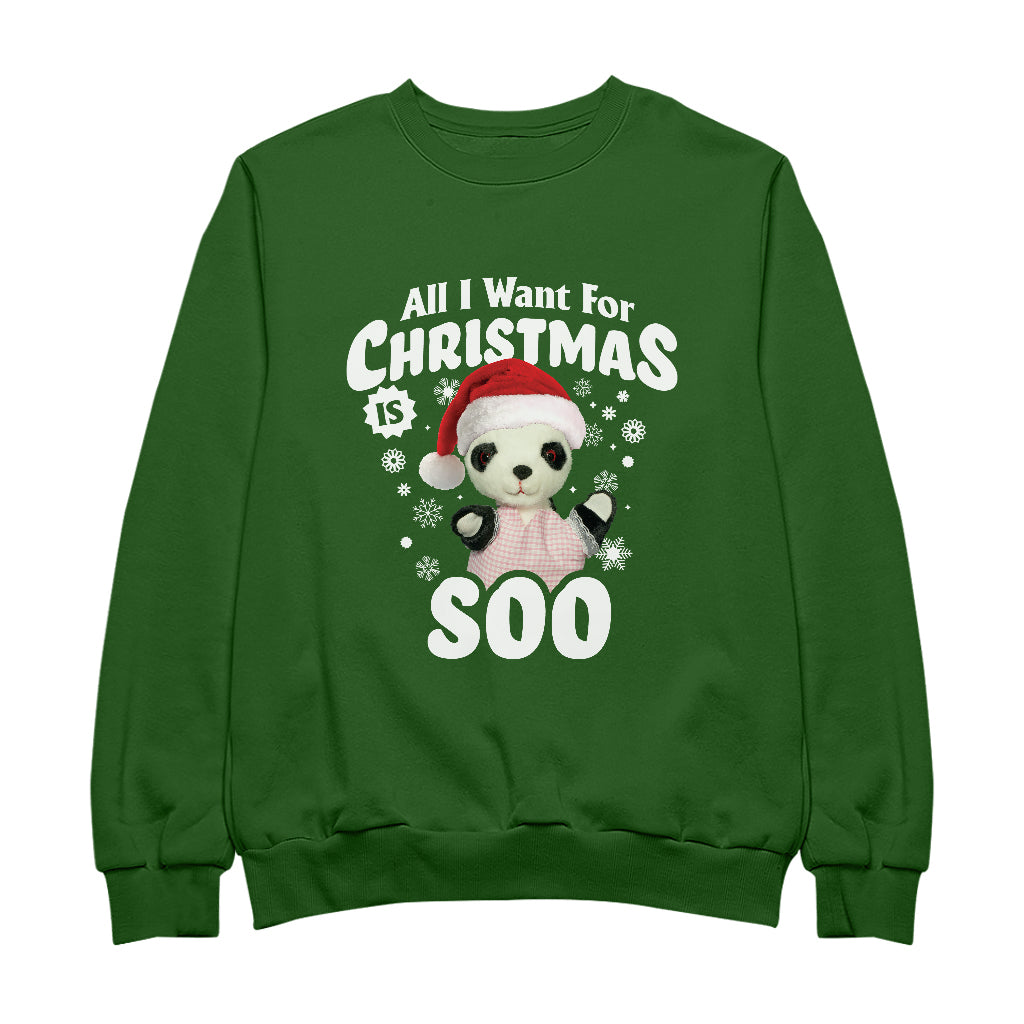 All I Want For Christmas Is Soo Men's Sweatshirt-Sooty's Shop