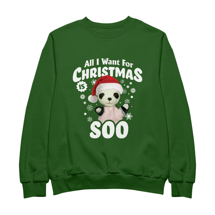 All I Want For Christmas Is Soo Men's Sweatshirt-Sooty's Shop