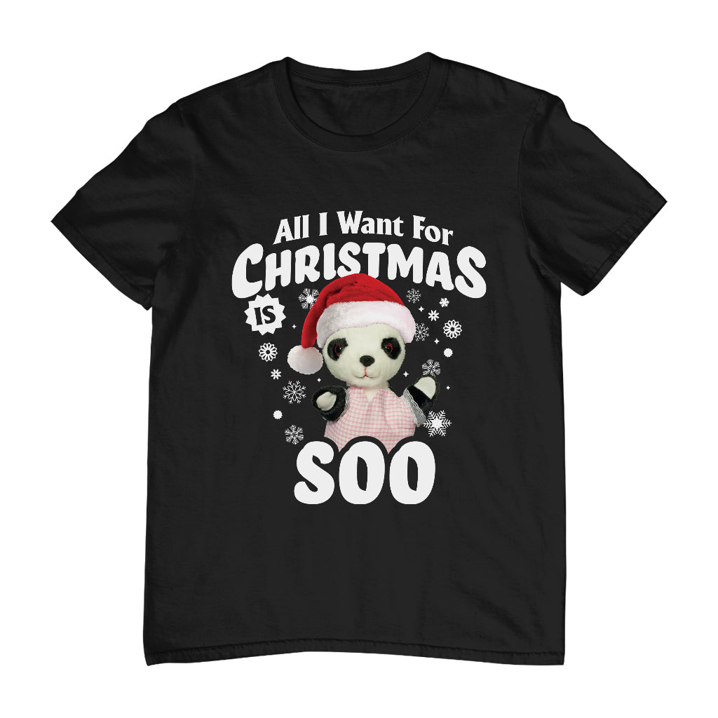 All I Want For Christmas Is Soo Men's T-Shirt-Sooty's Shop
