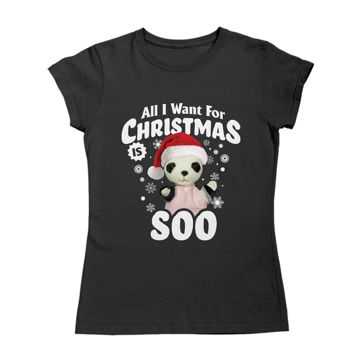 All I Want For Christmas Is Soo Women's T-Shirt-Sooty's Shop