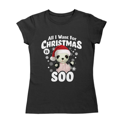 All I Want For Christmas Is Soo Women's T-Shirt-Sooty's Shop