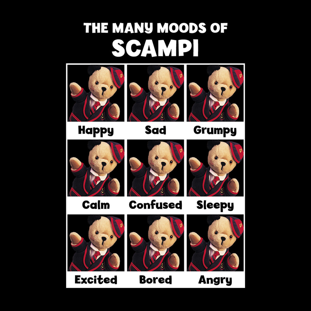 The Many Moods Of Scampi Women's T-Shirt-Sooty's Shop