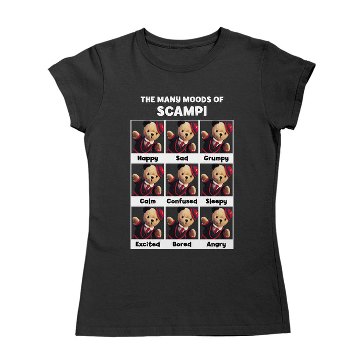 The Many Moods Of Scampi Women's T-Shirt-Sooty's Shop