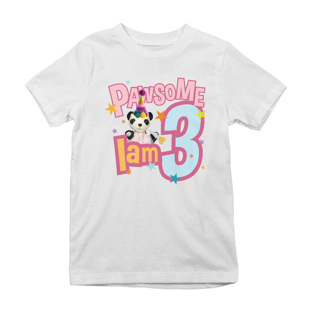 Soo Pawsome 3rd - 8th Birthday Kid's T-Shirt-Sooty's Shop