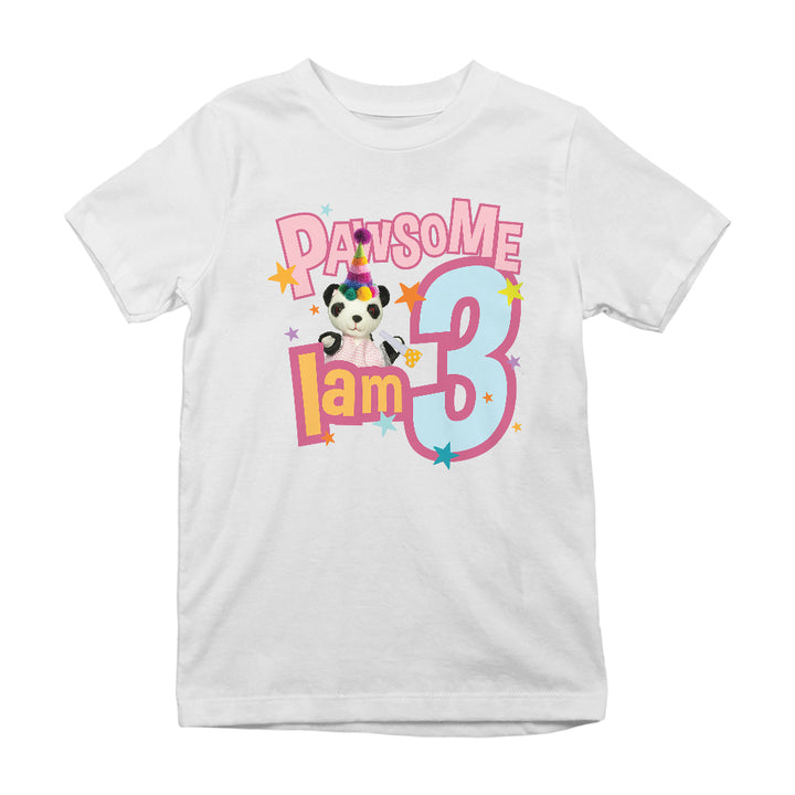 Soo Pawsome 3rd - 8th Birthday Kid's T-Shirt-Sooty's Shop