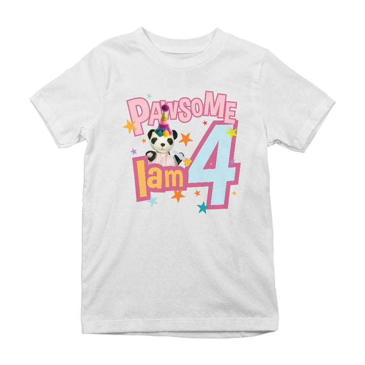 Soo Pawsome 3rd - 8th Birthday Kid's T-Shirt-Sooty's Shop