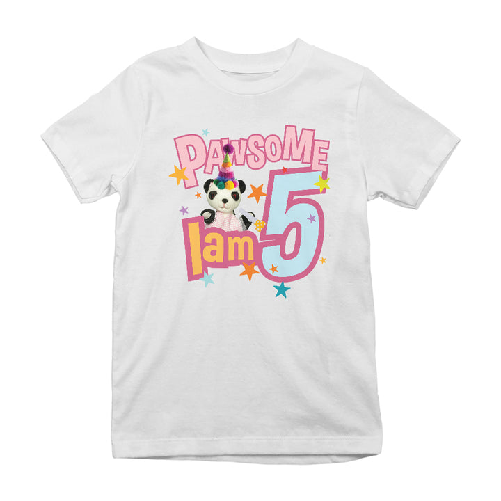 Soo Pawsome 3rd - 8th Birthday Kid's T-Shirt-Sooty's Shop
