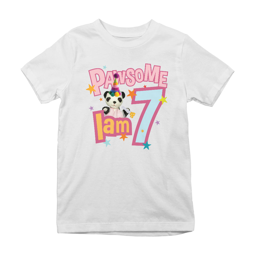 Soo Pawsome 3rd - 8th Birthday Kid's T-Shirt-Sooty's Shop