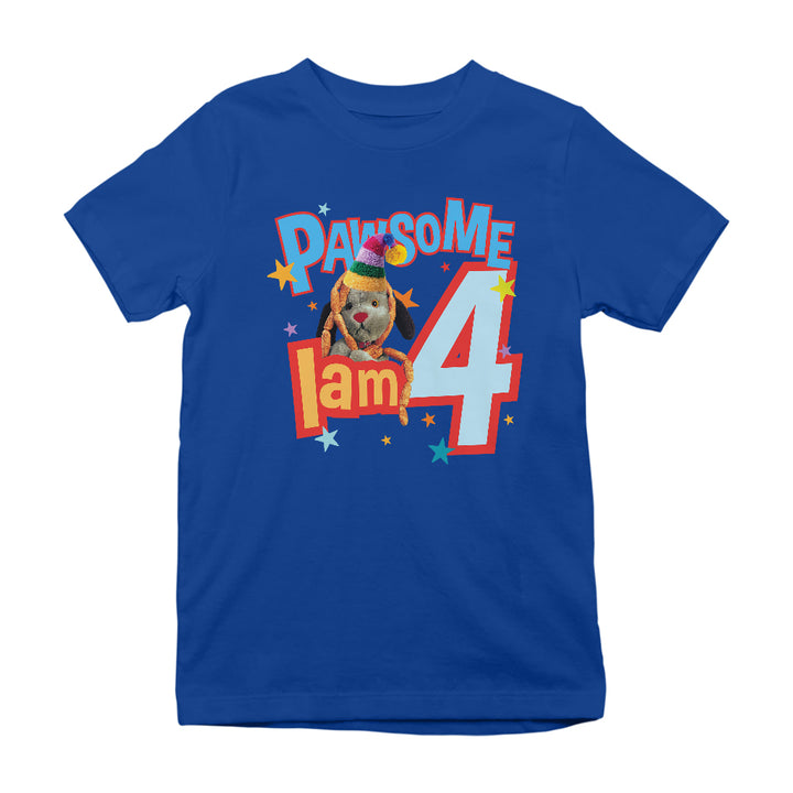 Sweep Pawsome 3rd - 8th Birthday Kid's T-Shirt-Sooty's Shop