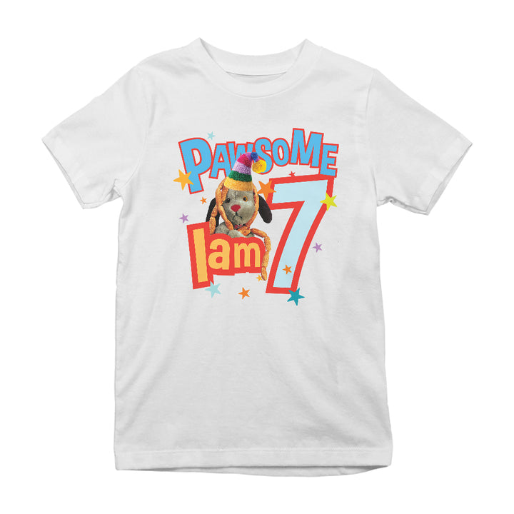 Sweep Pawsome 3rd - 8th Birthday Kid's T-Shirt-Sooty's Shop