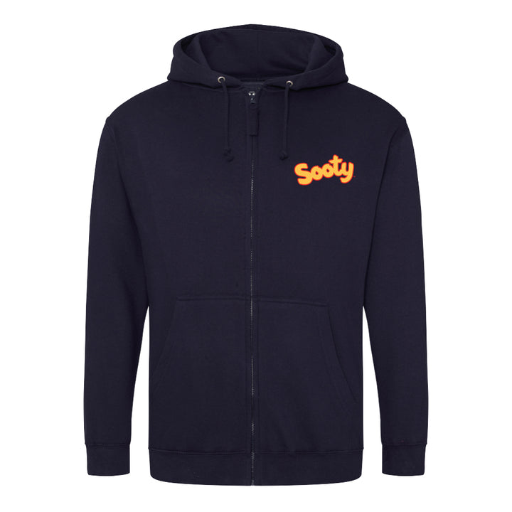 Sooty Sweep & Soo logo Men's Zipped Hooded-Sooty's Shop