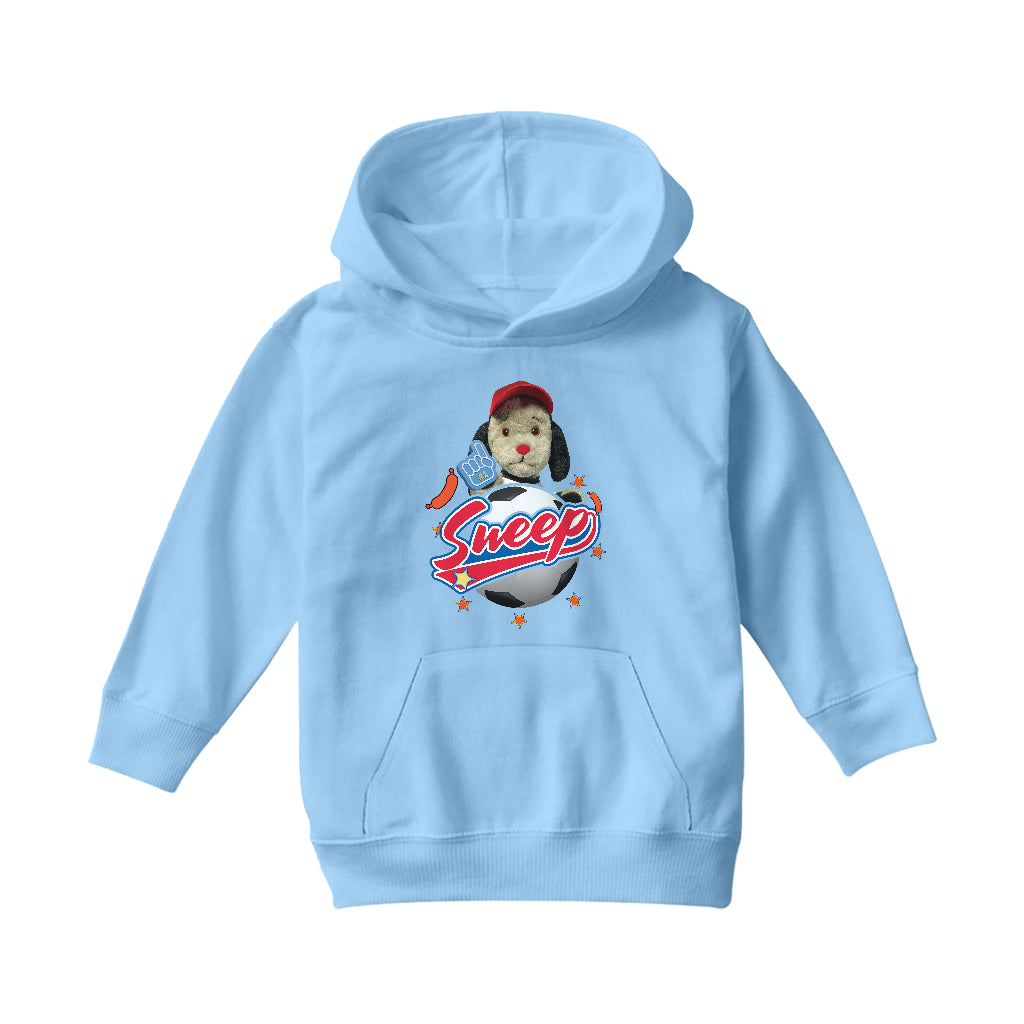 Sweep Number One Football Fan Kids Hooded Sweatshirt-Sooty's Shop