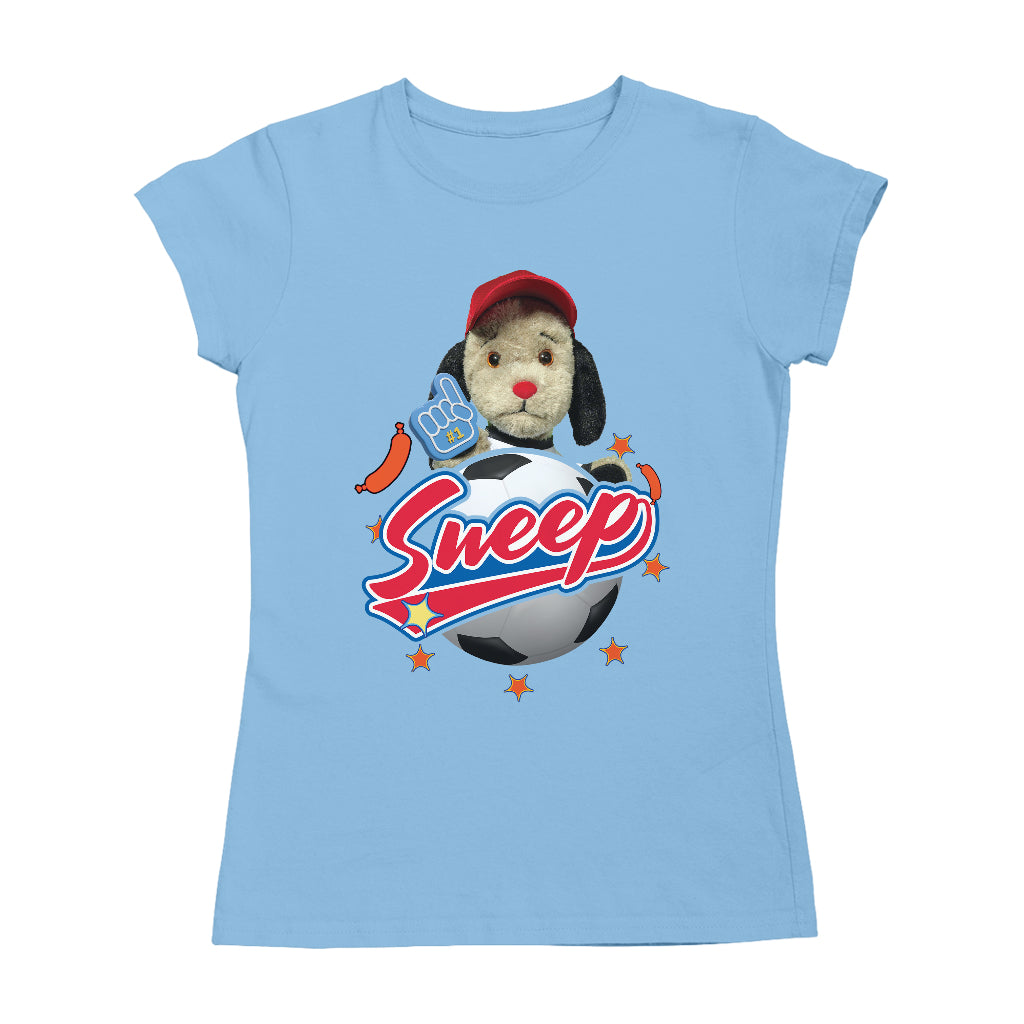Sweep Number One Football Fan Women's T-Shirt-Sooty's Shop