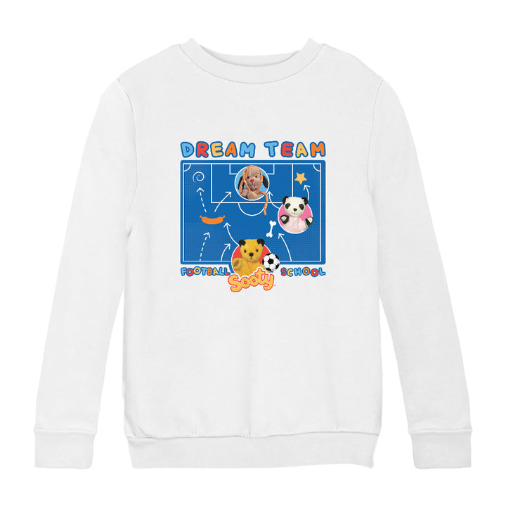 Sooty Sweep & Soo England Dream Team Football School Kids Sweatshirt-Sooty's Shop