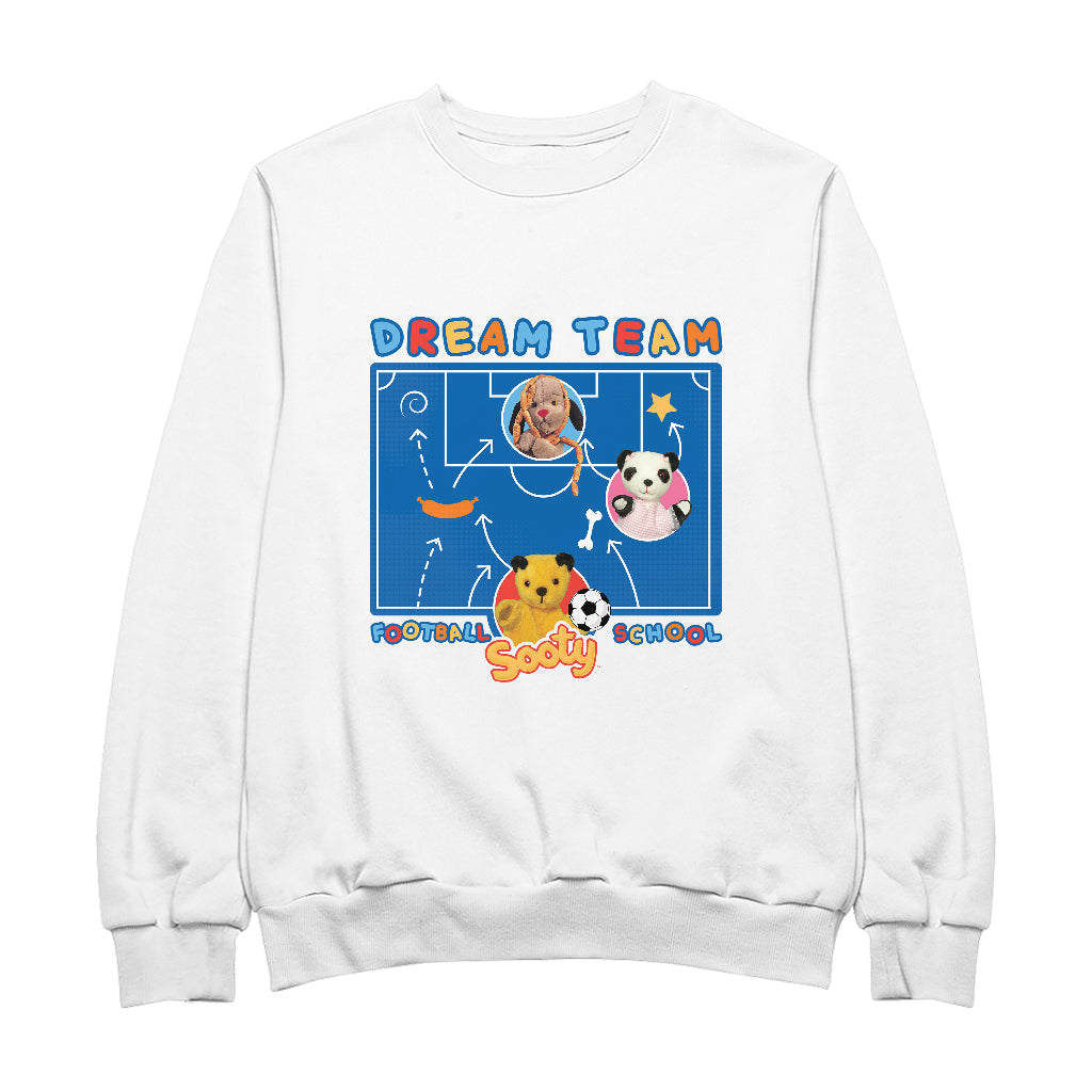 Sooty Sweep & Soo England Dream Team Football School Mens Sweatshirt-Sooty's Shop