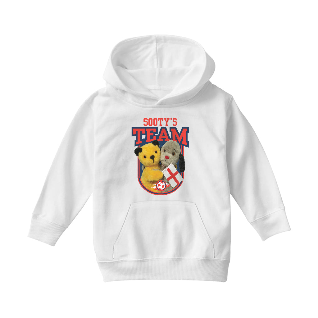 Sooty & Sweep Team England Kids Hooded Sweatshirt-Sooty's Shop