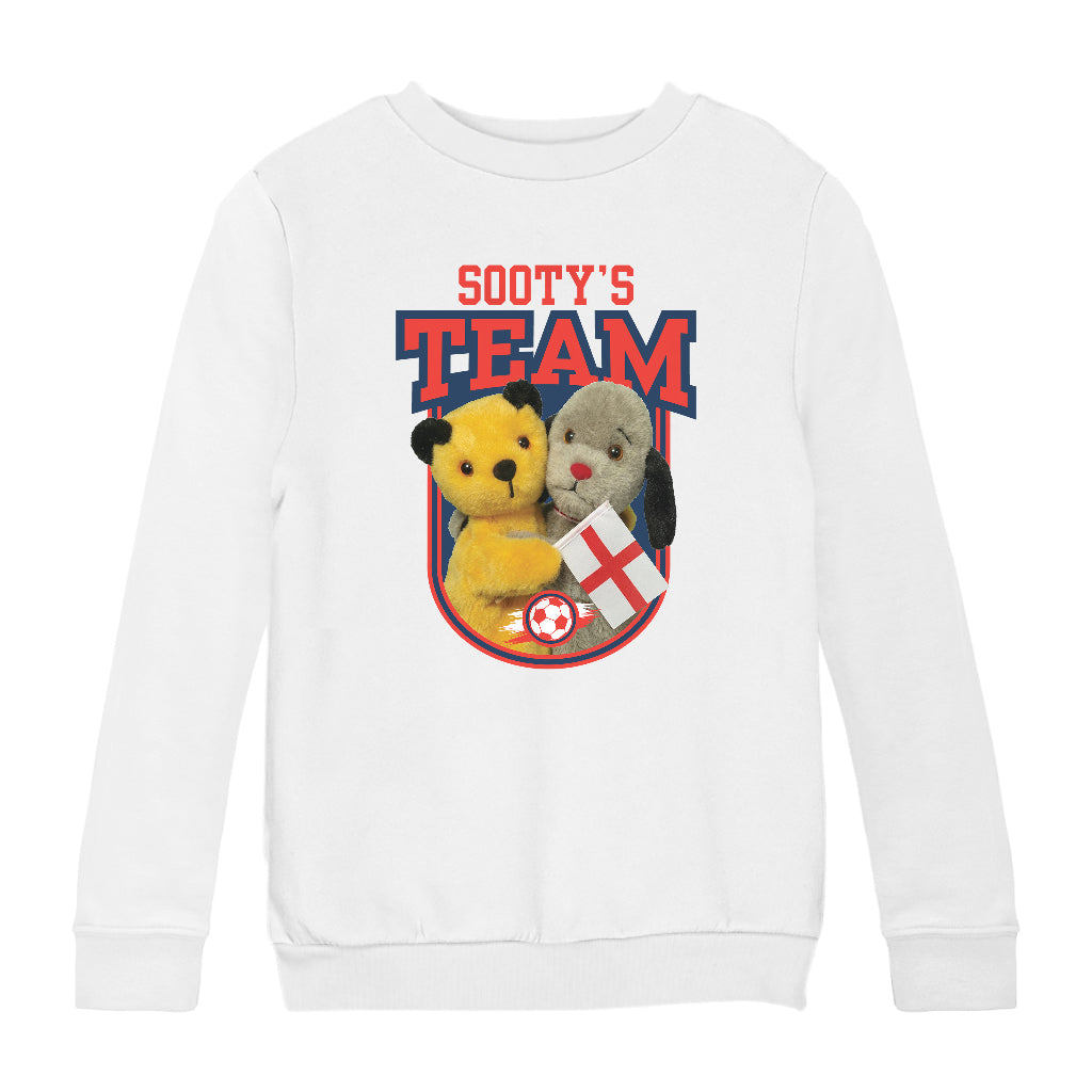 Sooty & Sweep Team England Kids Sweatshirt-Sooty's Shop